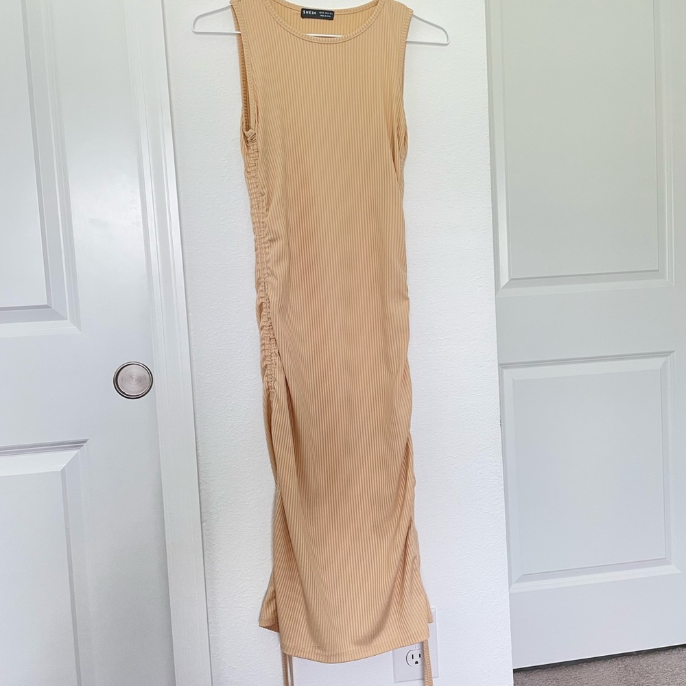 SHEIN Orange bodycon dress